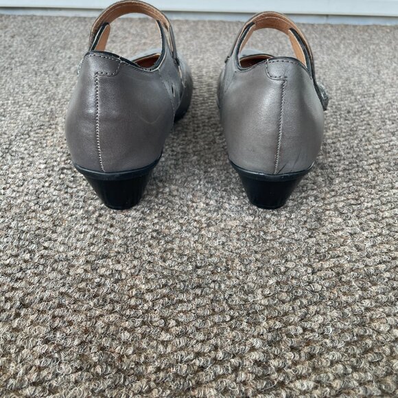 NIB Women's AETREX Rachel Mary Jane Shoes 9.5 Grey - Picture 4 of 11